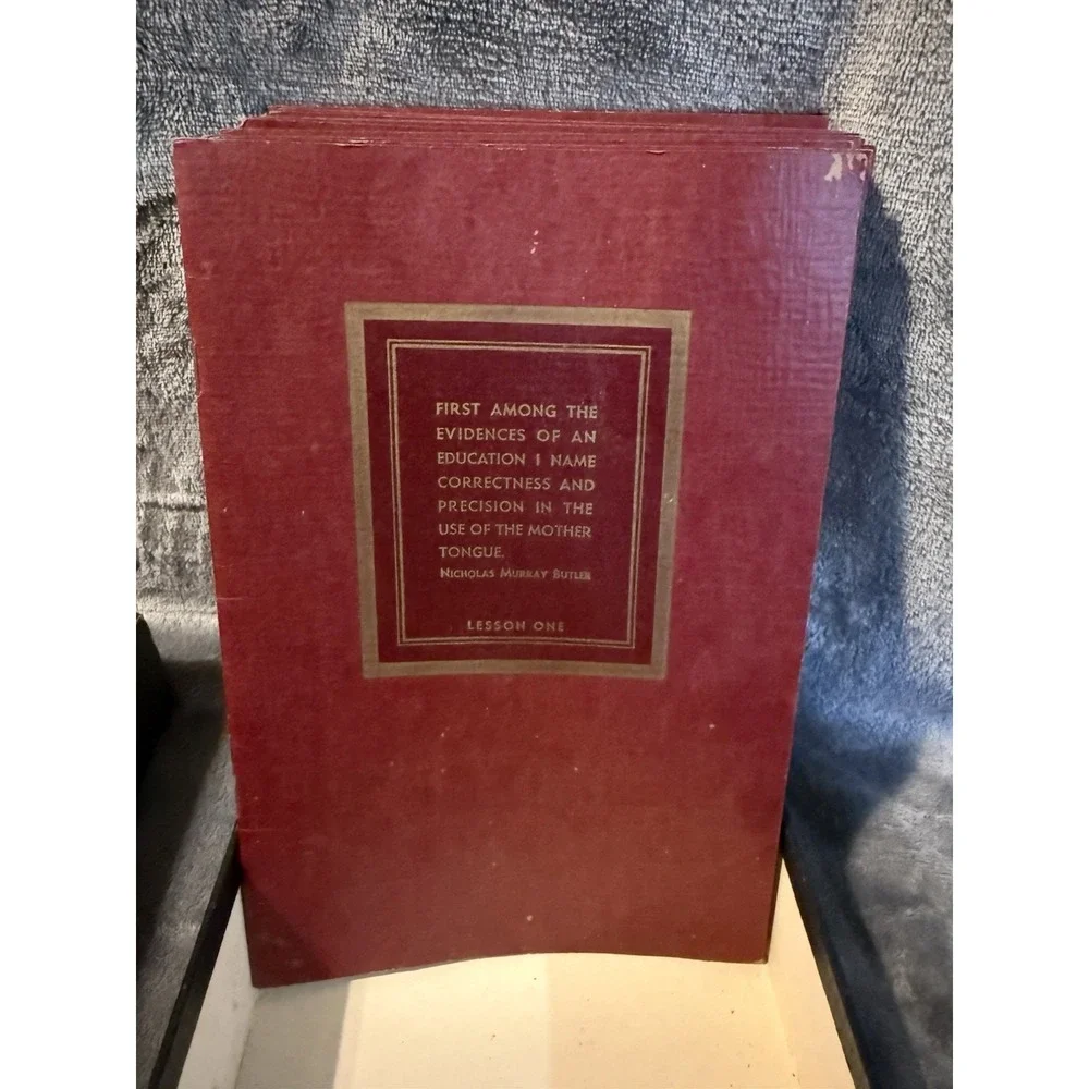 1936 Self-Teaching Course‎ in Practical English and Effective Speech 15 Volumes